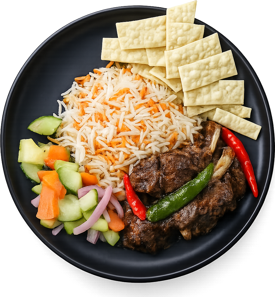 Nasi Beriyani Daging Masak Hitam
